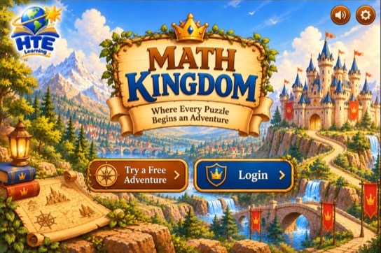 Math Kingdom title screen