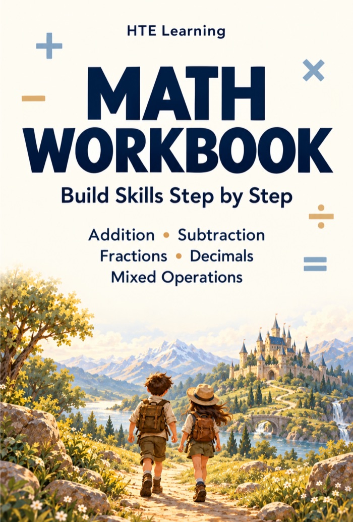 Math Workbook: Build Skills Step by Step cover